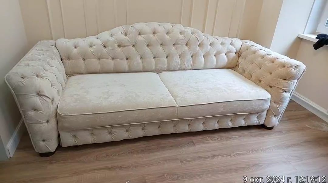 Замена обивки дивана на дому. Маркс